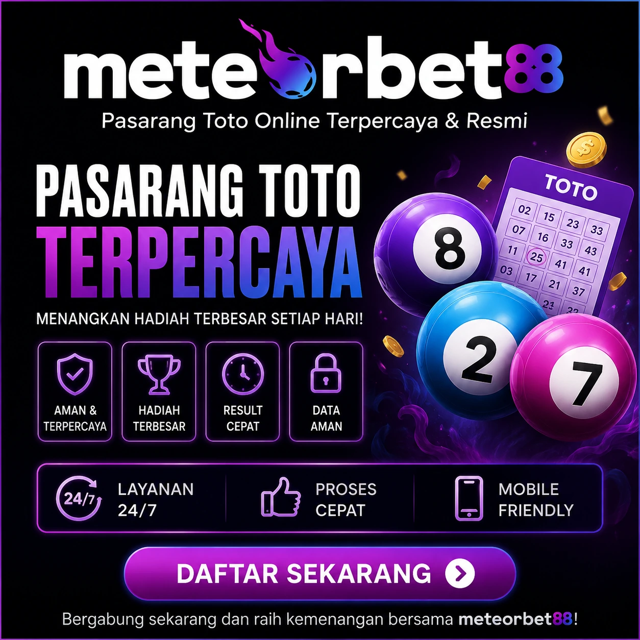 Meteorbet88 pasaran toto online terpercaya dan resmi