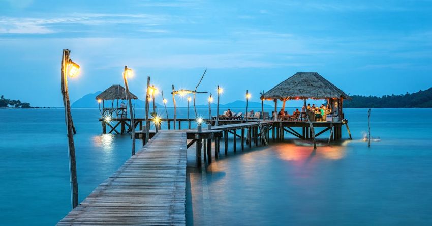 Beach - Brown Wooden Bridge