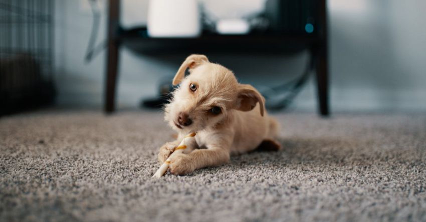 Carpets - Photo of Puppy Lying on Carpet