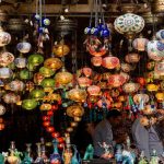 Grand Bazaar - Traditional Lanterns at the Grand Bazaar, Istanbul, Turkey