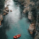 Koprulu Canyon - Inflatable Raft on a River in a Valley